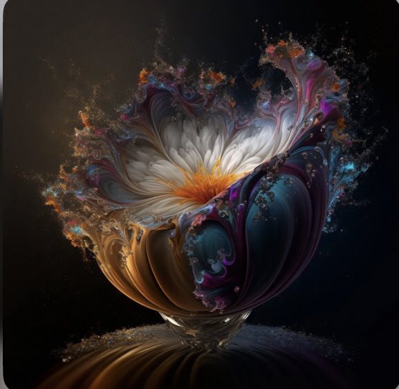 EileenPCarry's tweet photo. #7words .*>🐍<*•
#Silenceisgolden
#Flowers speak of the lies of men.
#Art ,
“Cosmic #Flower”
CreationsByCodyStore https://t.co/JvZA0x057J
