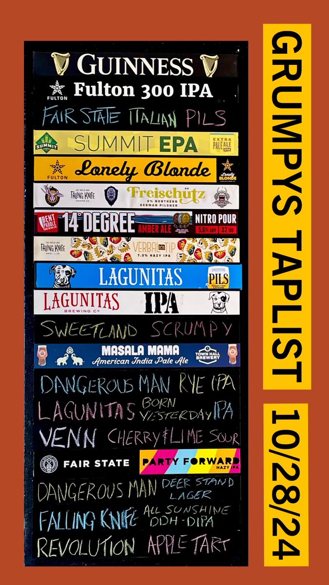 ⁦<a href="/vennbrewing/">Venn Brewing</a>⁩ ⁦<a href="/FallingKnifeBC/">FallingKnife</a>⁩ ⁦<a href="/DangerousMan7/">DangerousMan</a>⁩ ⁦@FairStateCoop⁩ ⁦<a href="/THBrewery/">Town Hall Brewery</a>⁩ ⁦<a href="/bentpaddlebeer/">bentpaddlebeer</a>⁩ ⁦<a href="/fultonbeer/">Fulton Beer</a>⁩ ⁦<a href="/summitbeer/">Summit Brewing</a>⁩ ⁦<a href="/sweetlandorchrd/">Sweetland Orchard</a>⁩