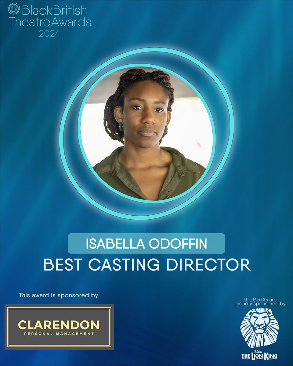 theBBTAs's tweet image. 💫 RECOGNITION GROUP (BODY OF WORK) NOMINEES 💫
BEST CASTING DIRECTOR AWARD
Award sponsored by @CPMagents 

Heather Basten - @HeatherBCasting 

Isabella Odoffin - @isabellaodoffin 

Selma Nicholls - @NichollsSelma @lookslikemeUK 

#theBBTAs #Nominees #castingdirector