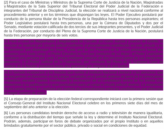 Juan_OrtizMX's tweet photo. 🗳️📌 MINISTRO GONZÁLEZ ALCÁNTARA PROPONE INVALIDAR ELECCIÓN DE JUECES FEDERALES Y MAGISTRADOS DE CIRCUITO

Pero mantiene la elección de ministros y magistrados electorales.

El Ministro Juan Luis González Alcántara Carrancá presentó un proyecto que invalida dos temas clave de la reforma judicial:

📍La elección de jueces y magistrados federales mediante voto popular
📍La figura de "jueces sin rostro," que busca resguardar la identidad de jueces en casos de delincuencia organizada.

El proyecto dejaría únicamente la elección popular para el cargo de ministros de la Suprema Corte, magistrados electorales y del Tribunal de Disciplina Judicial.