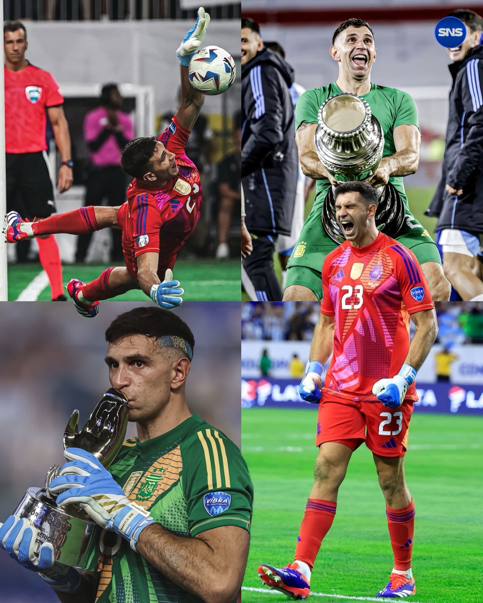 <a href="/AVFCOfficial/">Aston Villa</a> 🇦🇷 Emiliano Martinez is the Best goalkeeper in the world.

🏅 2x Yashin Trophy 
🥇 The Best FIFA Men's Goalkeeper
🥇 FIFA World Cup Golden Glove
🥇 2x Copa América Golden Glove
⭐️ 2x Copa América Team of the Tournament

🏆 1x World Cup 
🏆 2x Copa America
🏆 1x Finalissima 
🏆 3x