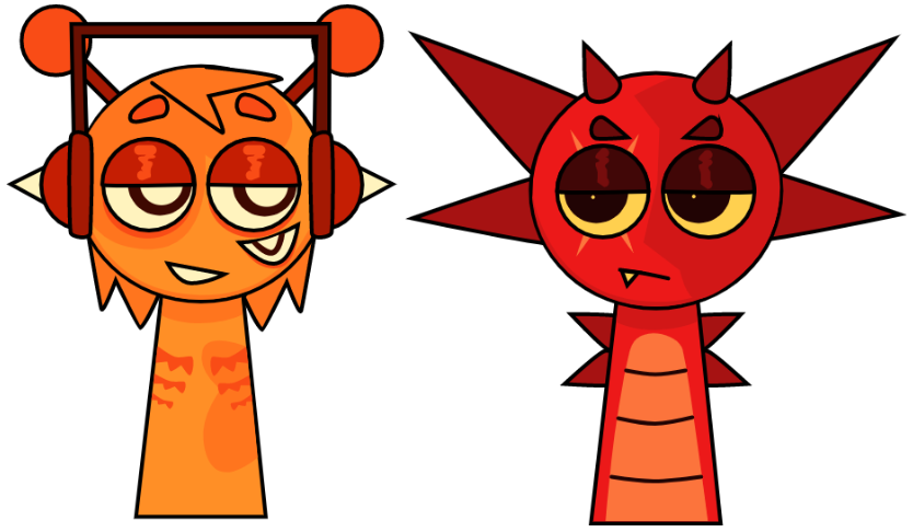 applepiillar's tweet photo. [#sprunki]

redesigns i did for fun 

beats first : ) https://t.co/P67QPAKT8z