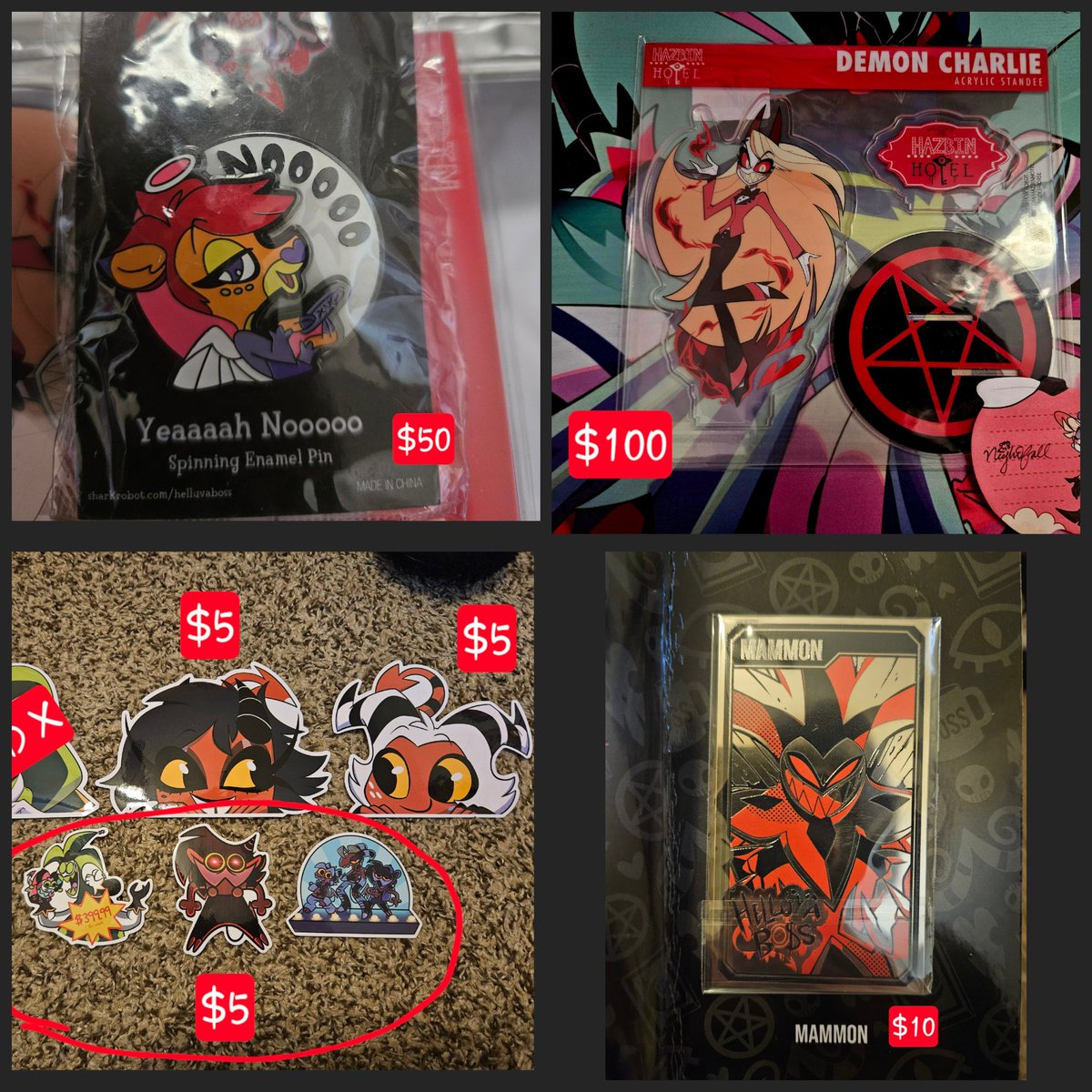 Tis the season for merch i guess! Hopping on the band waggon to off load merch to offset the amount of money I just spent XD also do trades for my ISO see below ⬇️ 

Dm for card prices (based on rarity and bundle size)
#HazbinHotel <a href="/HellishMerchHub/">Hellaverse Merch Hub</a>