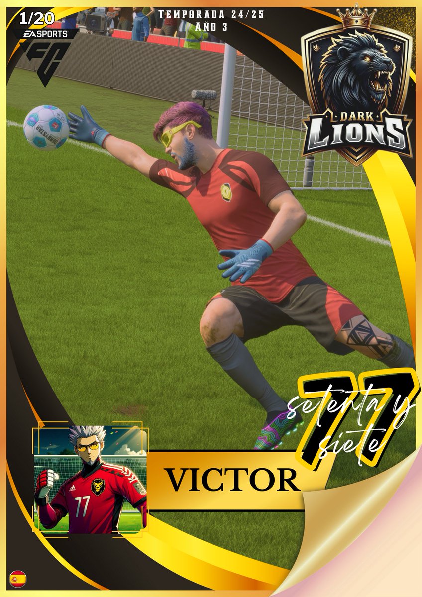 Dark Lions CF • 🖤💛 • 🦁👑 (@darklionscf) on Twitter photo El primer cromo de la colección es para el primero en el dibujo táctico.
- VICTOR • 77 - (1/20)
<a href="/Vctor88401618/">Victorl77l</a> El primer cromo de la colección es para el primero en el dibujo táctico.
- VICTOR • 77 - (1/20)
<a href="/Vctor88401618/">Victorl77l</a>