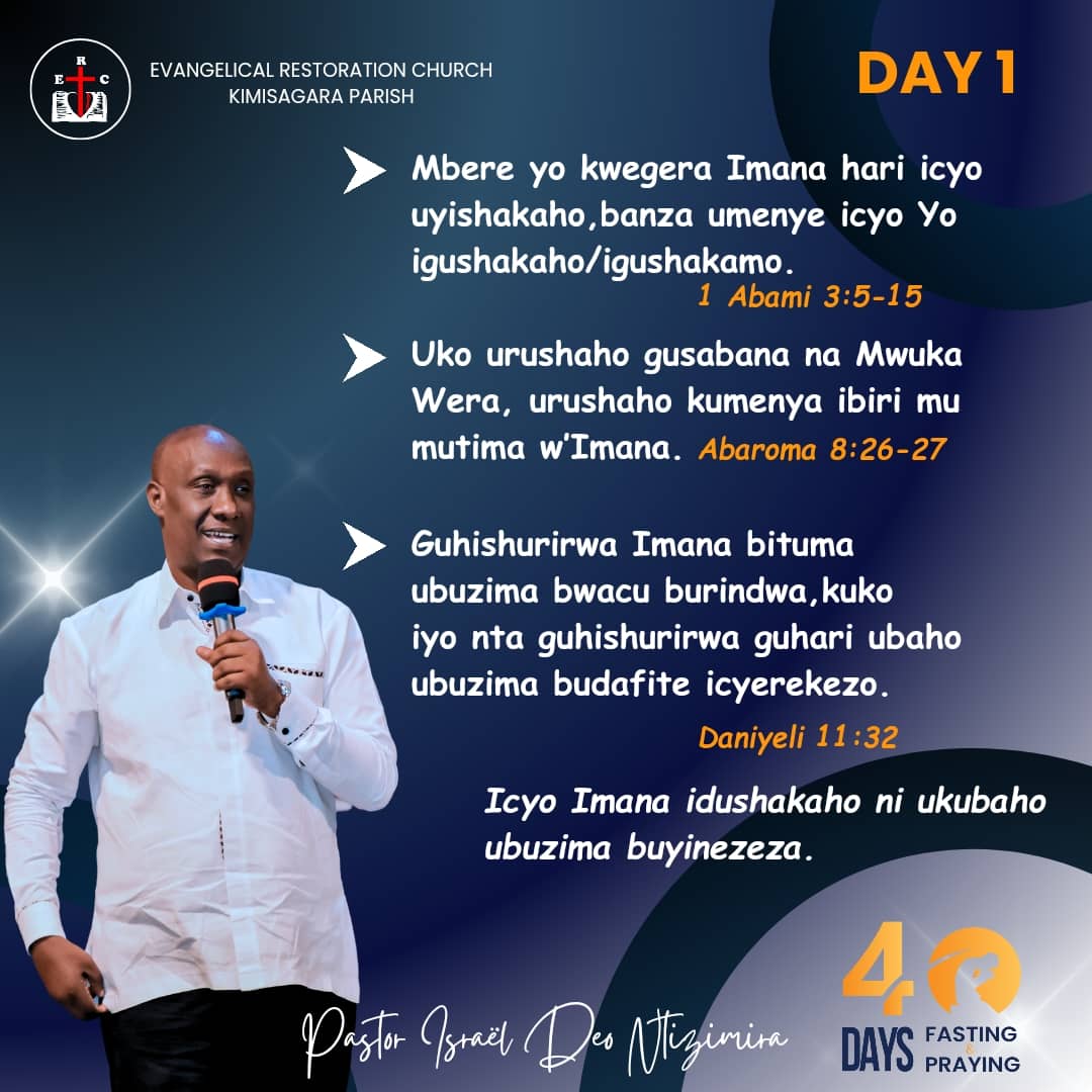 Receiving the revelation of God through the Holy Spirit. As we humble ourselves, may the Spirit unveil divine truths and guide us in His perfect will.

Let’s journey together in faith! #40DaysOfFasting #HolySpiritRevelation