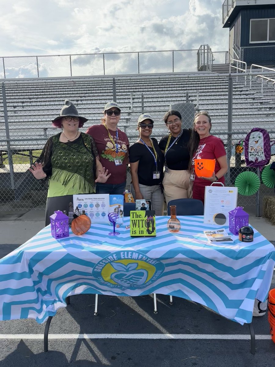 GSES is having fun at the AHS Trunk or Treat.