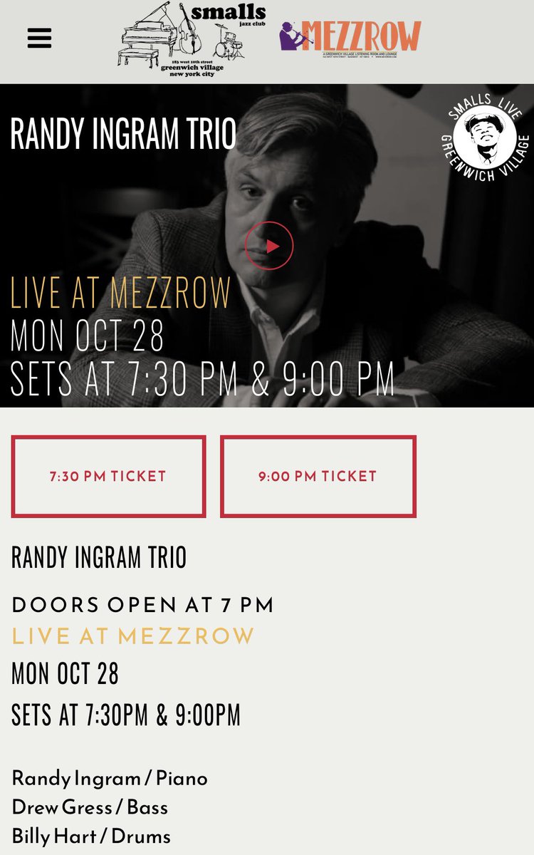 Aries Dance release celebration Tonight at <a href="/mezzrowclub/">mezzrow</a> !! So excited to play this music with Drew Gress and Billy Hart! 🎟️ available for the 9pm set here: smallslive.com/events/28565-r…