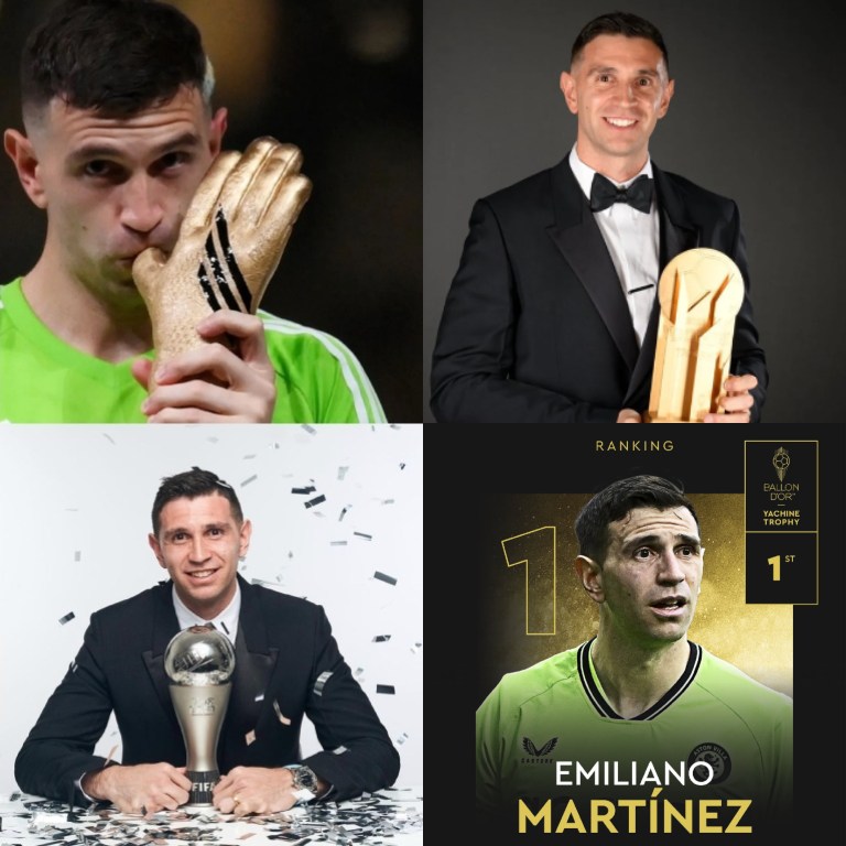 InvictosSomos's tweet photo. ➤ Ganó el Trofeo Yashin del 2023 como Mejor Portero del mundo.
➤ Ganó el Trofeo Yashin del 2024 como Mejor Portero del mundo.
➤ Ganó el Premio The Best al Mejor Portero del mundo.
➤ Ganó el Guante de Oro de la Copa América 2021.
➤ Ganó el Guante de Oro de la Copa América 2024.
➤ Ganó El Guante de Oro del Mundial 2022.
➤ Fue el MVP del Aston Villa en Inglaterra.

No es opinión, no es debate y no es una disputa. Lo dice su puesto como jefe del Aston Villa, lo confirman sus títulos con la Selección Argentina y, ahora, también lo ratifican los premios individuales. Con base en actuaciones descomunales, con triunfos memorables y con salvadas icónicas, se ganó su lugar en la historia del fútbol mundial. LEYENDA DEL ARCO.