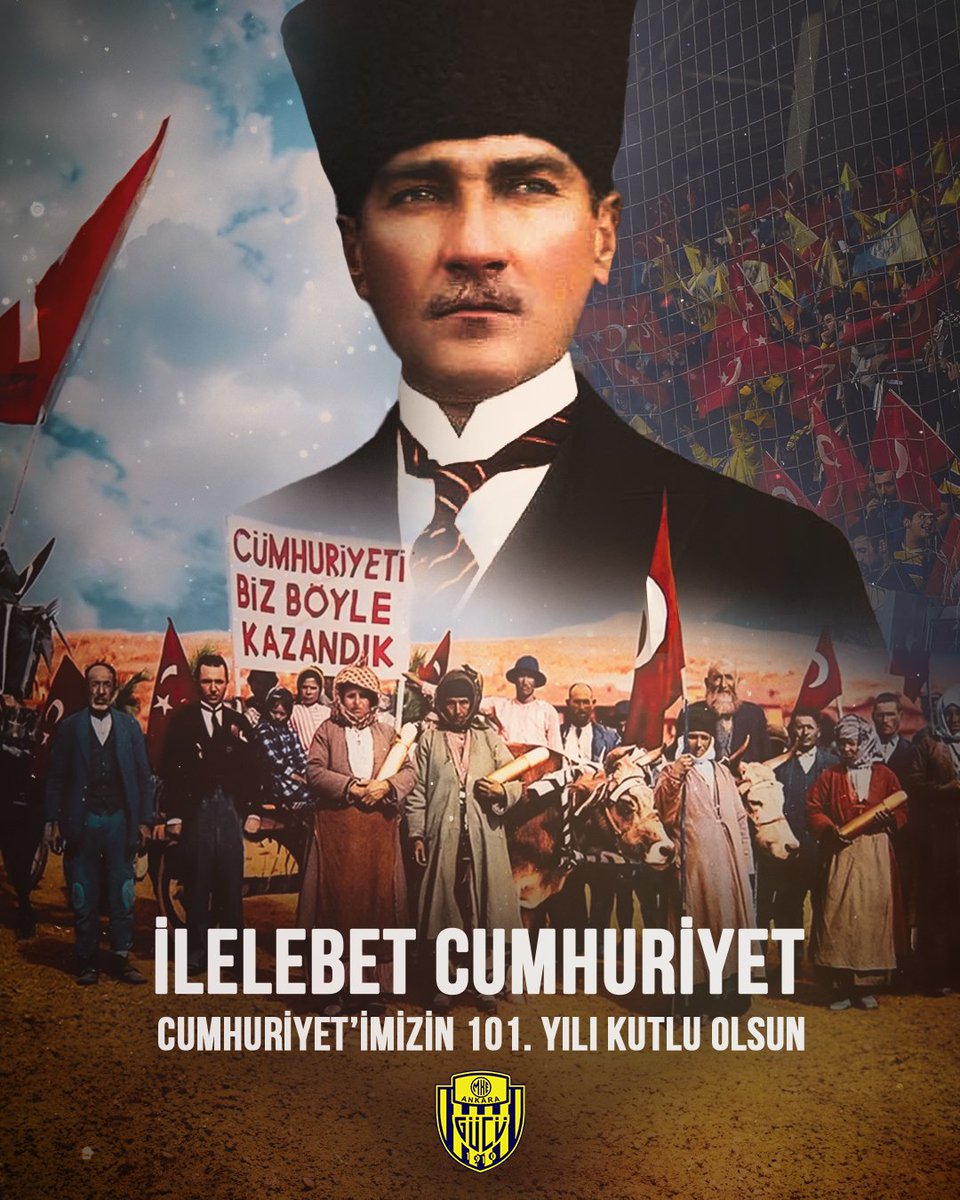 İlelebet Cumhuriyet! 🇹🇷

Cumhuriyet'imizin 101. yılında; başta Gazi Mustafa Kemal Atatürk olmak üzere tüm kahramanlarımızı saygı ve minnetle anıyoruz.