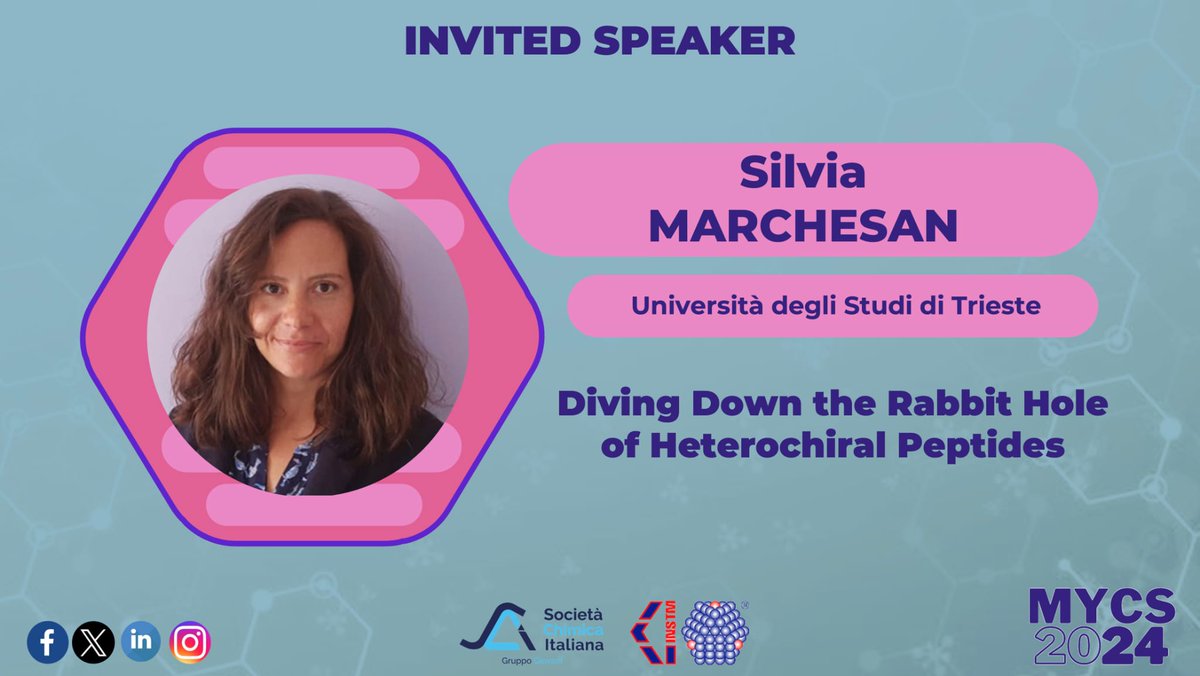 SciGiovani's tweet photo. Mancano due settimane a #MYCS2024! Ecco i 3 speakers che completano la nostra line-up: Saranno con noi @MarchesanLab Silvia Marchesan (@UniTrieste), Stefano Salmaso (@UniPadova) e @HendrikSchroe (@RobertBoschGmbH)! Can't wait ⏰ https://t.co/WTNJr2dthV