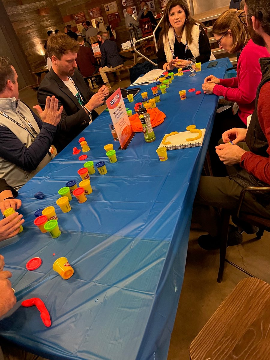 SPOHOXperience's tweet image. Day 1 vibes are high at SPOHOX24™! 
The Spo Ho Scrum™ was ALIVE and we even got to work with Play Doh. IYKYK
#SPOHOX24 #SportTourism #SportHosting #SportTravel