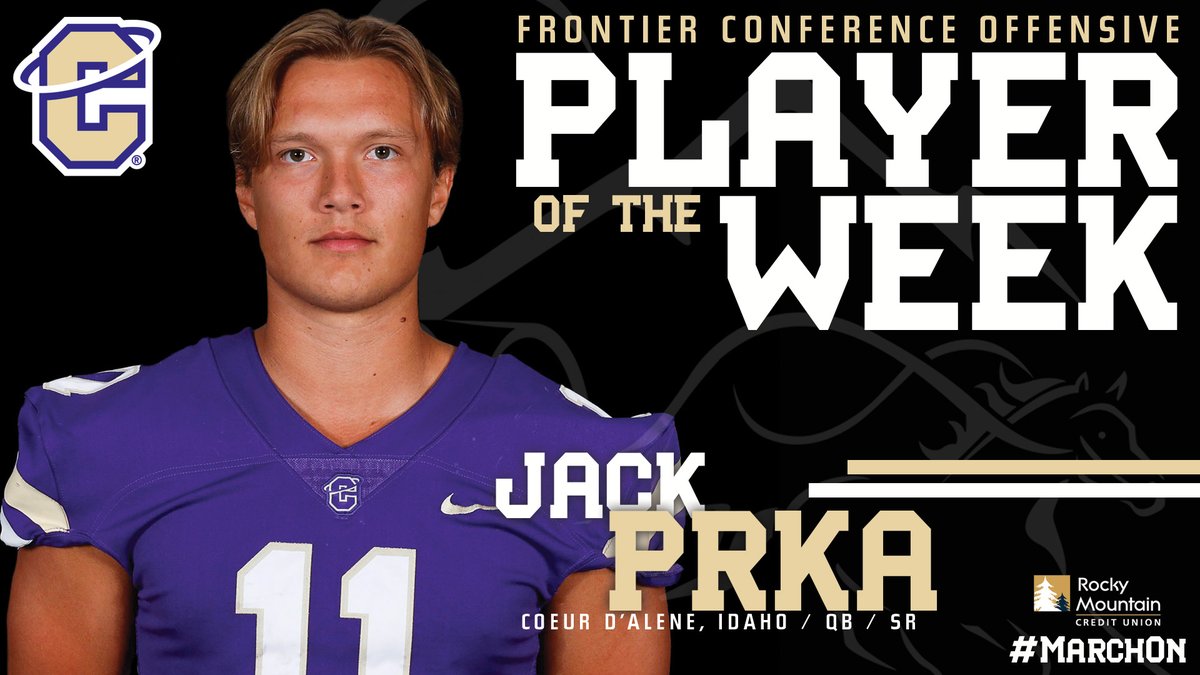 CCSaints's tweet photo. 𝘾𝙡𝙚𝙖𝙣 𝙎𝙒𝙀𝙀𝙋

Your Fighting Saints swept the Frontier 🏈 Player of the Week honors in a big road win!

🔥: Hunter Peck - Blocked PAT
🔥🔥: Cameron Pruitt - 10 tackles, 1 INT
🔥🔥🔥: Jack Prka - 𝙎𝘾𝙃𝙊𝙊𝙇 𝙍𝙀𝘾𝙊𝙍𝘿 465 yds, 6 Total TDs

#MarchOn | @FootballCarroll https://t.co/amOvVnGqdn