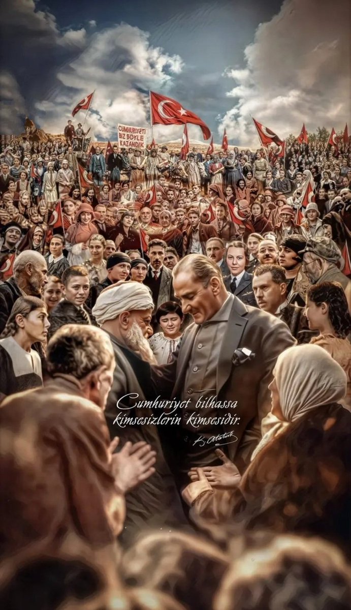 arslan38e's tweet photo. "Benim naçiz vücudum elbet birgün toprak olacaktır ancak Türkiye Cumhuriyeti ilelebet payidar kalacaktır " M.K.ATATÜRK #29EkimCumhiyetBayramı https://t.co/xGohXmqsPE