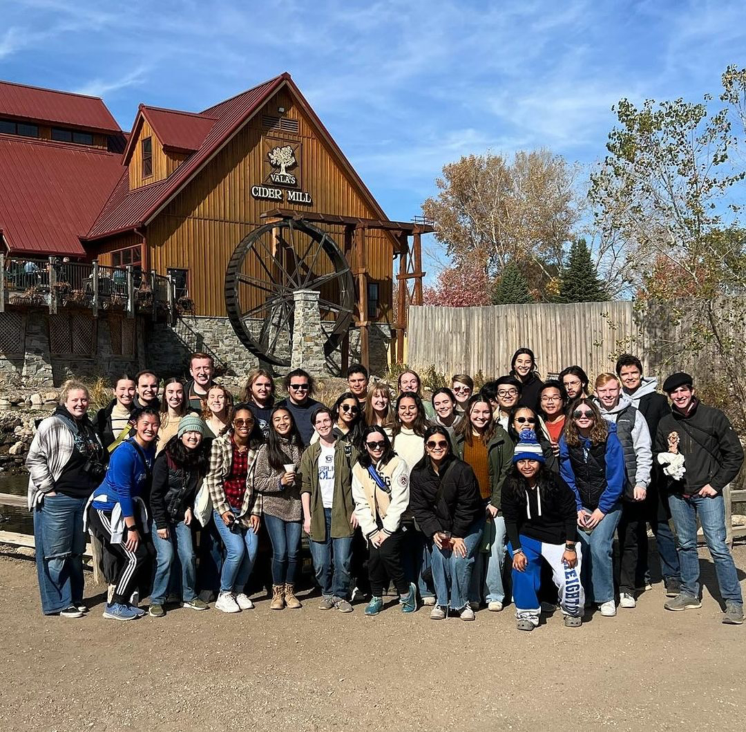 Creighton's tweet image. Carving out memories 🎃🍂