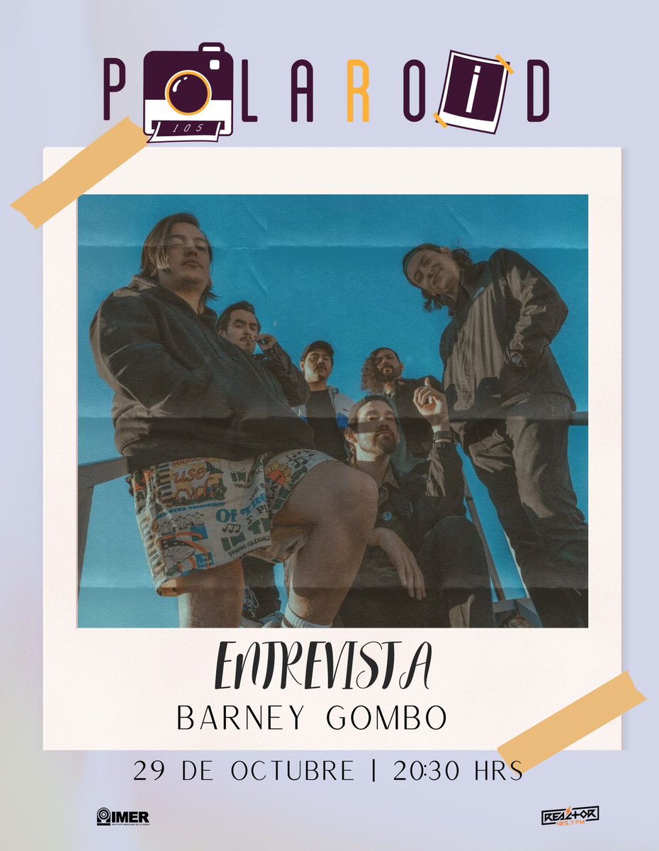 Nos vemos mañana a las 20:30PM con nuestros amigos de <a href="/Reactor105/">Reactor 105.7 FM</a>

Estaremos platicando de nuestro nuevo disco "Más Gombo que Nunca" que sale el próximo 31 de Octubre. 

¿Nos escuchamos? 🦝