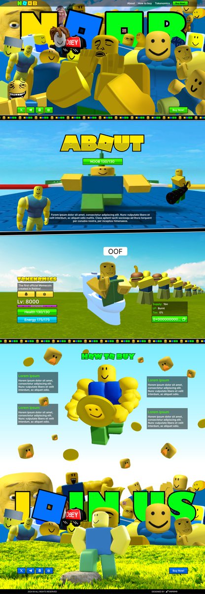 NoobRobloxSOL's tweet photo. sneak peak to our website, will be done shortly 👀

this is just the beginning for $noob not even 24hrs old

we let the early buyers out and chase other coins 🤝 https://t.co/SpSqPgp0OH