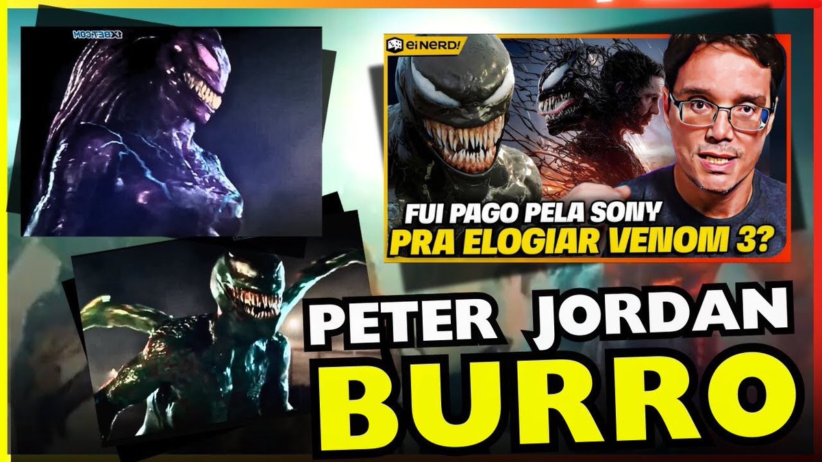 SirRojao's tweet image. PETER JORDAN ERRO AO FALAR DE VENOM 3 ?! DESCUBRA POR QUE ! ANALISE VENOM…..

Vamos falar um pouco sobre venom 3 corre lá 

youtu.be/TVs6LRdvet4?si… 

#peterjordan #venom3