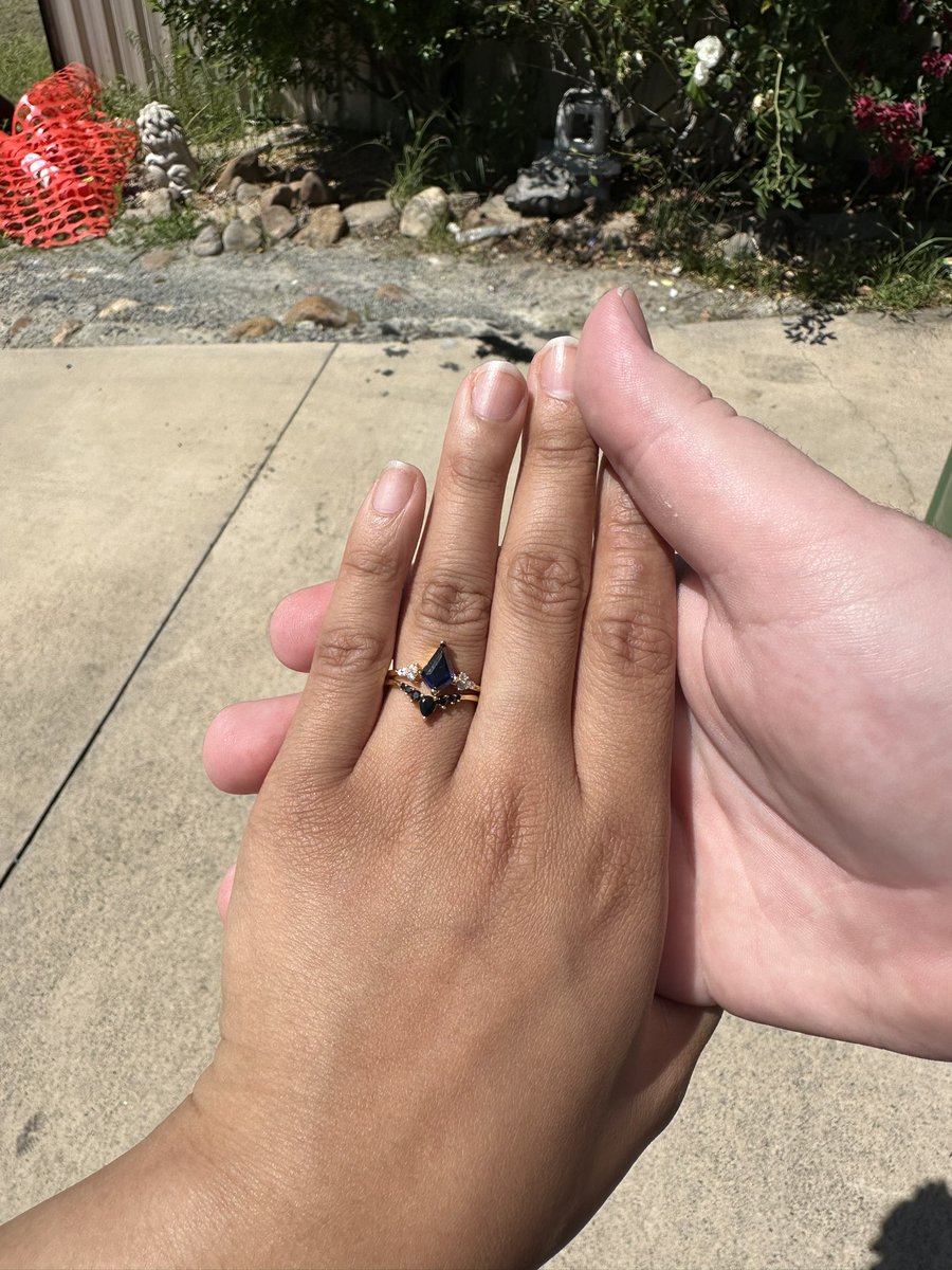 I am happily engaged to the love of my life, my soulmate, my sweetheart, my one and only beloved <a href="/SpitfireGunner/">SpitfireGunner ⏱️✈️ | 👩‍🌾💐| Pre-Debut Vtuber</a>. I love you so much, forever and ever! ❤️❤️❤️🥰🥰🥰