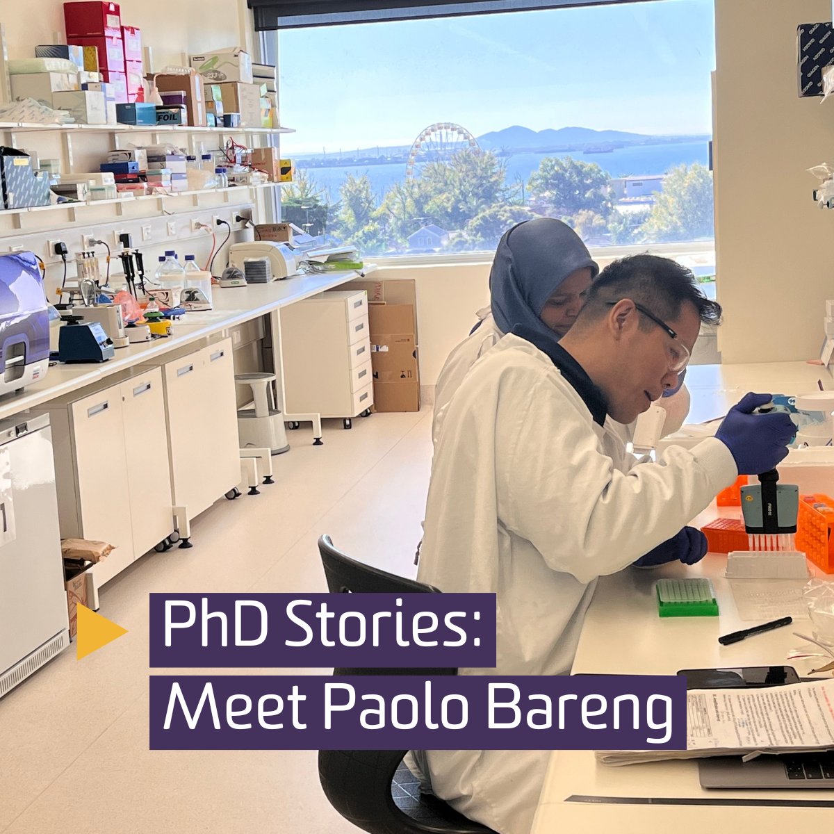 Meet <a href="/paolo_bareng/">Paolo Bareng</a> from <a href="/CIIDIR_Hub/">CIIDIR</a>! 

His PhD on Plasmodium vivax malaria aimed to understand how the parasite evades the immune system - aiming to improve vaccine design and our understanding of parasite-host interactions.
Read more: deakin.au/3YJXG3N
@deakinresearch