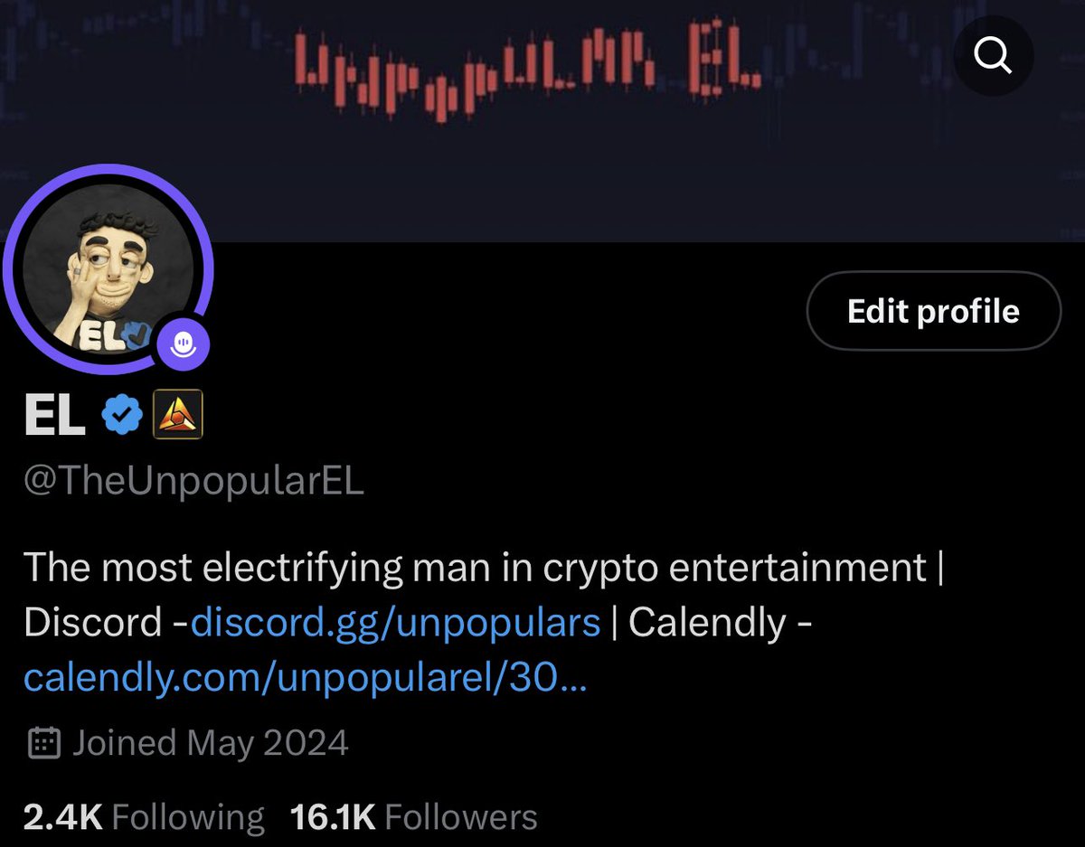 TheUnpopularEL's tweet image. Thank you for 16k 🫶

Like/RT + Tag some bozos for a surprise 

You know I always look after my community 🫵