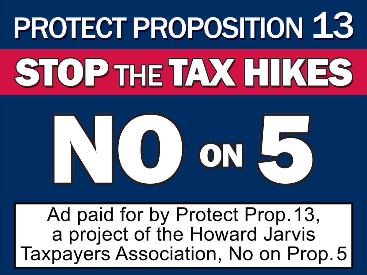 Prop13Committee's tweet photo. Would you like yard signs? Call the HJTA office in Los Angeles, 213-384-9656, or in Sacramento, 916-444-9950, to find out where you can pick them up. https://t.co/0lsGgflhfL