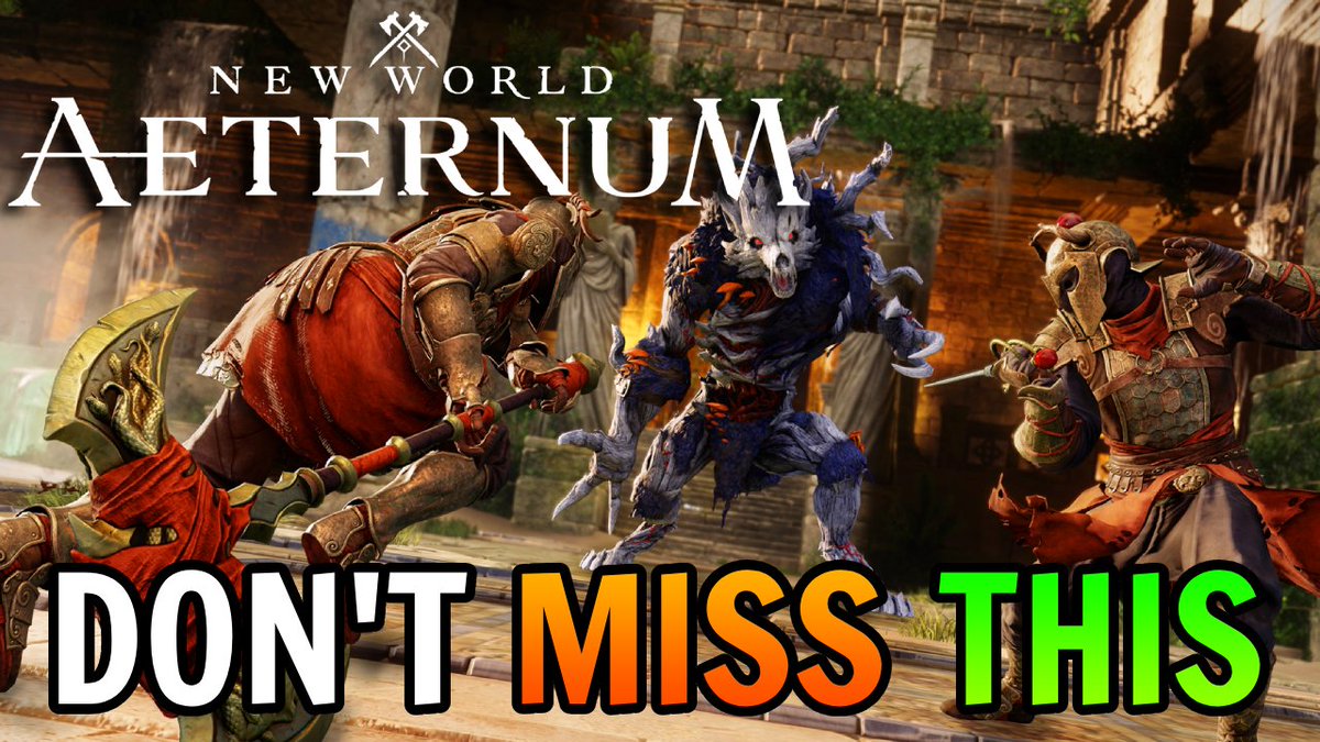 MrInvinn's tweet image. Today I have given you all my  10 Things All New World: Aeternum Players NEED To Know! Giving you all my best tips &amp;amp; tricks since launch!

Watch it here: youtu.be/Cy2K3jn5Zc0

#PlayNewWorld #NewWorldAeternum @playnewworld