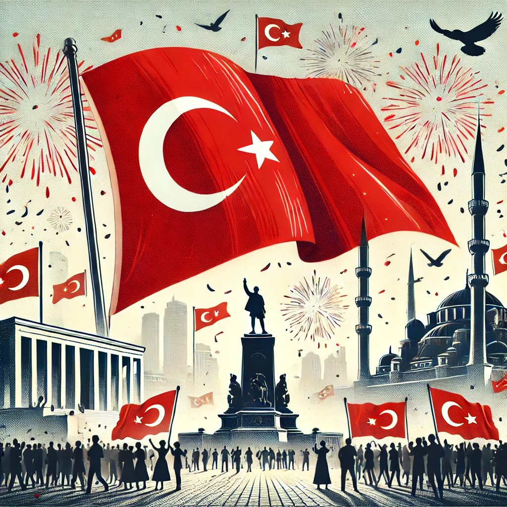 Cumhuriyet, bir ulusun özgürlüğe açılan kapısıdır.Bugün, bağımsızlığımızı ve birliğimizi kutladığımız en büyük bayramdır. Yaşasın Cumhuriyet!
#YaşasınCumhuriyet #ÖzgürlükVeBağımsızlık #29EkimCoşkusu #29EkimCumhuriyetBayramı #BirlikVeBeraberlik #CumhuriyetinIşığında