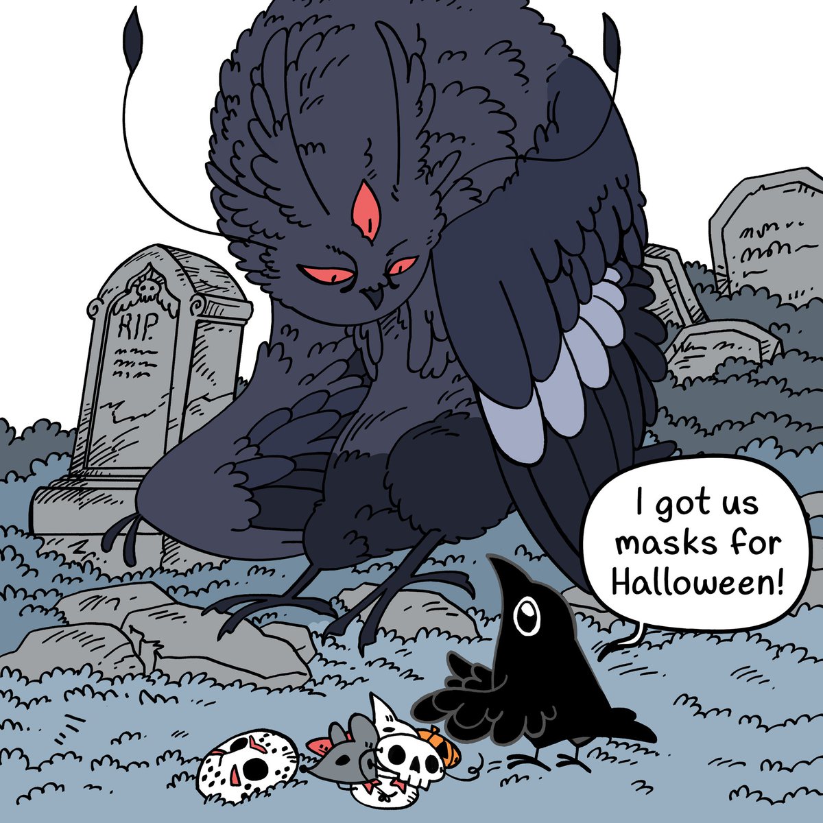 Secondlina's tweet image. New Crow Time [1/5]