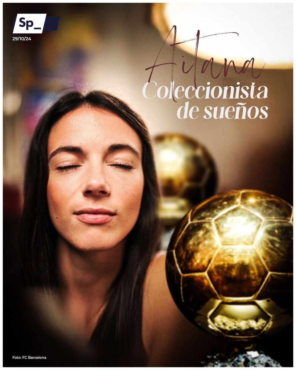 𝐎𝐅𝐈𝐂𝐈𝐀𝐋: Aitana Bonmatí es el Balón de Oro 2024. Segundo galardón consecutivo para la futbolista del <a href="/FCBfemeni/">FC Barcelona Femení</a> &amp; <a href="/SEFutbolFem/">Selección Española Femenina de Fútbol</a> ✨💫

Felicidades, <a href="/AitanaBonmati/">Aitana Bonmatí Conca</a> ❤️