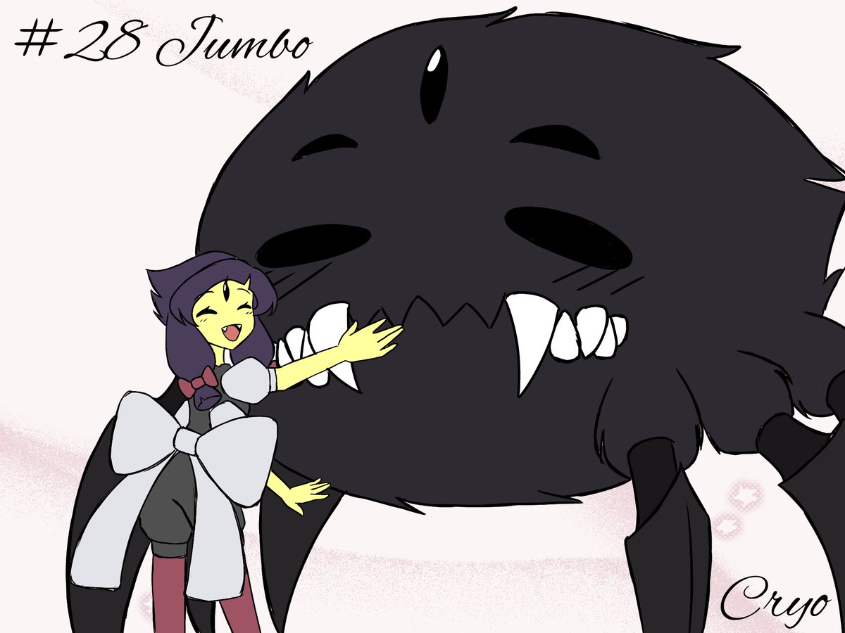 Day 28: Jumbo 

#Inktober #inktober_perfectchallenge2024 
#inktober2024

#lovedtale
<a href="/AlanitaPerez/">Alanita - 🔴COMMISSIONS ON PAUSE🖋️</a>