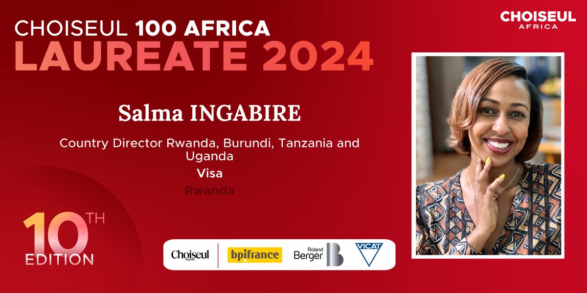 singabire's tweet photo. Honored to be selected among the leaders of #Choiseul100Africa 2024, highlighting young African leaders who are playing and are poised to play a major role in the continent’s development and influence. @instchoiseul @ChoiseulMag https://t.co/cAg2Ku43kF