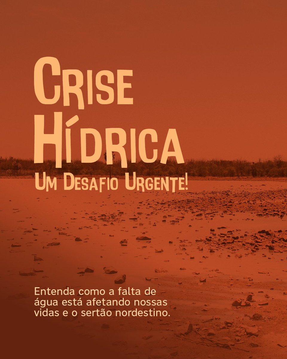 Você sabia que a crise hídrica já impacta a vida de milhões, especialmente no sertão nordestino? 🥵

🔗 Quer entender mais sobre esse assunto? Confira nosso blogpost completo: institutolivres.org.br/crise-hidrica-…

#CriseHídrica #InstitutoLivres #Sustentabilidade