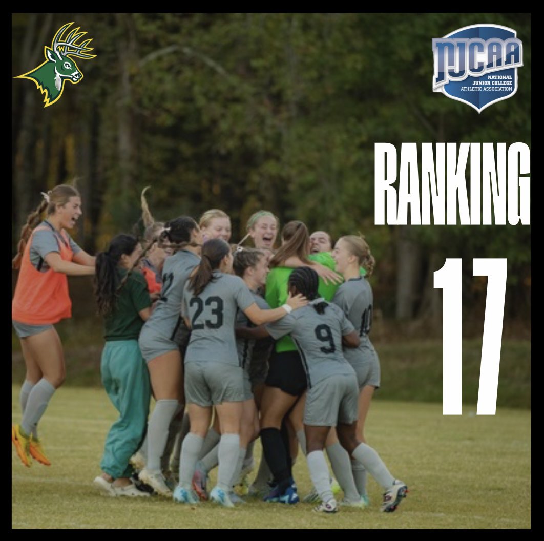Motlow soccer has moved up number 17 in the NJCAA rankings after defeating Columbia in the Region 7 tournament! Looking forward to our next game!