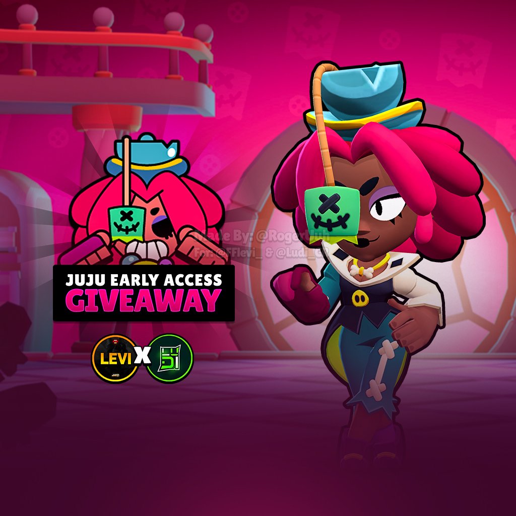 🎁 Juju Giveaway 🎁

🏆 ×2 Juju

Rules 

⭐️ Retweet 
⭐️ Follow <a href="/FFlevi_/">Levi</a> 
⭐️ Follow <a href="/Ludi_CR/">ʟᴜᴅɪ</a> 
⭐️ Comment Any Emoji 💬

Good Luck 🍀 Winners will be chosen in 4 days ⏰️ #BrawlStars #Jujugiveaway