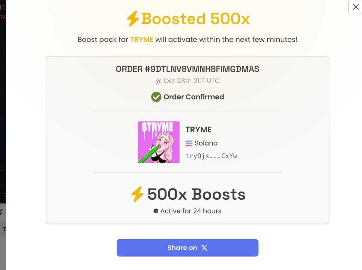 tryme_solana's tweet photo. 500 boosts booked!!!

And its just the beginning 🔞 https://t.co/nqQkg94I7E