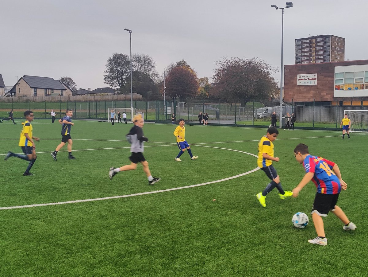 Alix Drever (@asgovan) on Twitter photo The 2nd Govan primary schools footie of the year tonight. Thanks to <a href="/ibroxPS/">Ibrox Primary School & NC 🦡</a> <a href="/PirieParkPS/">Pirie Park Primary</a> & <a href="/RiversideGovan/">Riverside Primary</a> for supporting as always, & a big welcome to first timers <a href="/StGeorgesG52/">St George's Primary</a>. Not to mention excellent reffing & coaching from <a href="/GovanPEdept/">Govan PE department</a> SL's.
<a href="/ActiveGovan/">Govan Sports Hub</a> <a href="/PEPASSGlasgow/">PEPASS Glasgow</a> The 2nd Govan primary schools footie of the year tonight. Thanks to <a href="/ibroxPS/">Ibrox Primary School & NC 🦡</a> <a href="/PirieParkPS/">Pirie Park Primary</a> & <a href="/RiversideGovan/">Riverside Primary</a> for supporting as always, & a big welcome to first timers <a href="/StGeorgesG52/">St George's Primary</a>. Not to mention excellent reffing & coaching from <a href="/GovanPEdept/">Govan PE department</a> SL's.
<a href="/ActiveGovan/">Govan Sports Hub</a> <a href="/PEPASSGlasgow/">PEPASS Glasgow</a>