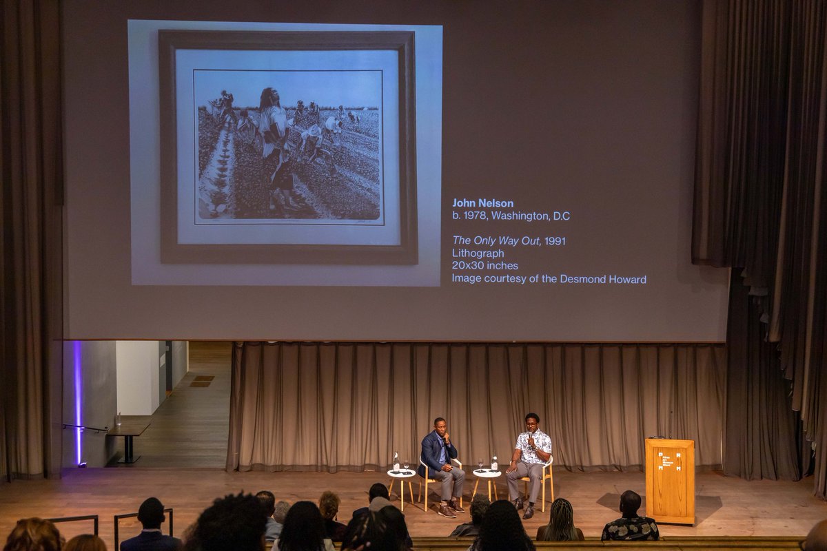 pamm's tweet image. Join us for the Ambassadors for Black Art Annual Meeting on November 2, from 6-8:30pm.🌟
Want to be part of this meaningful conversation? Become an Ambassador today and join us in fostering art, advocacy, and impactful change. Learn more and sign up: bit.ly/3NIhT4J