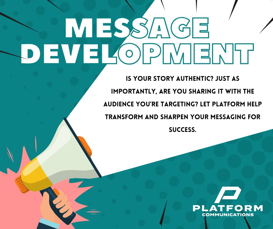 PlatformWI's tweet image. It’s not just what you say, but how you say it. Let us help you make your message unforgettable. #MessageDevelopment #Storytelling