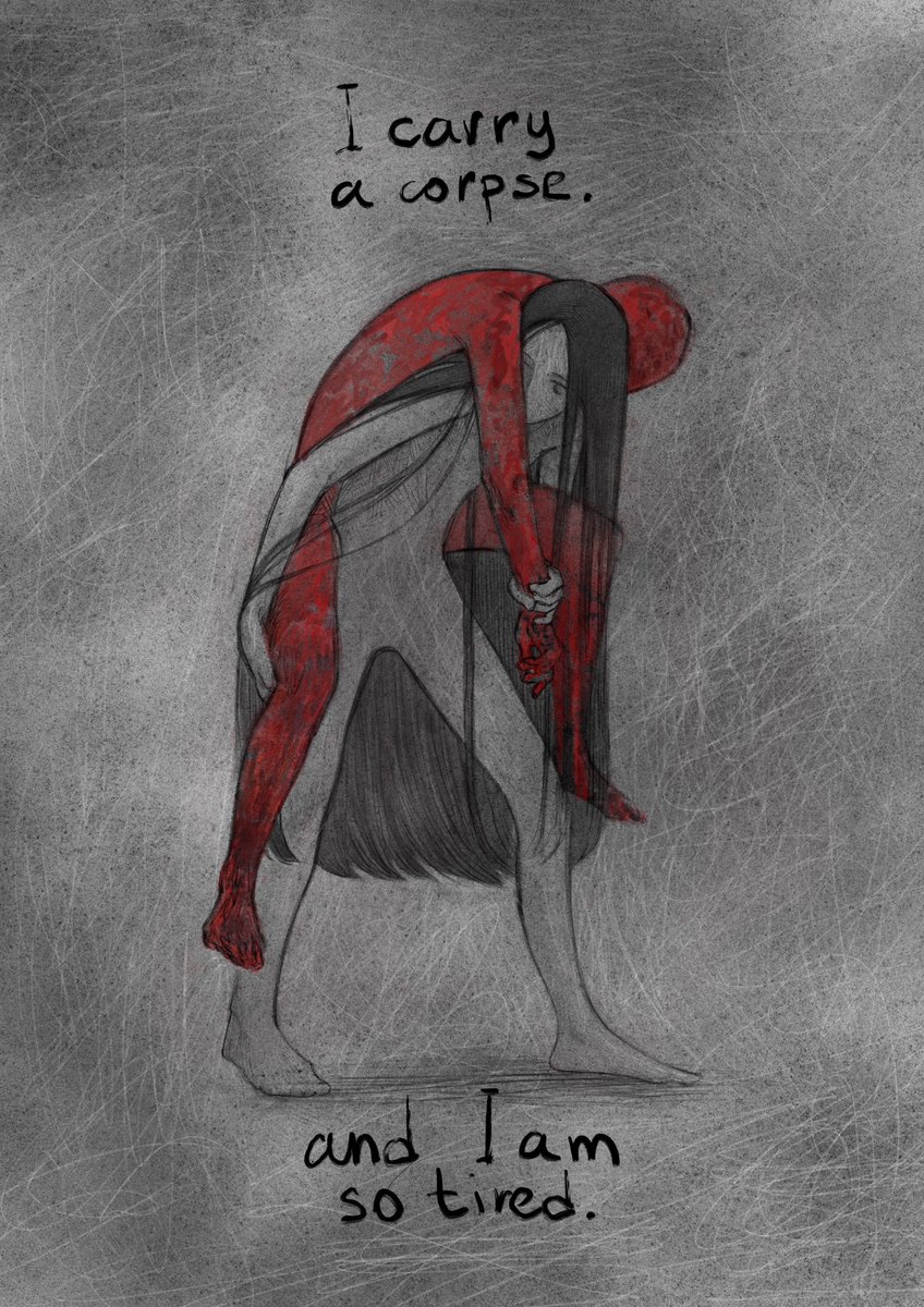 cw: depression, suicide
I carry a corpse