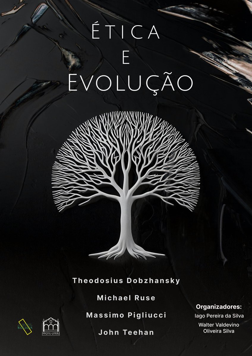 Ética e Evolução

Coletânea de Artigos Traduzidos

Theodosius Dobzhansky
Michael Ruse
Massimo Pigliucci
John Teehan

Organização:
Iago Pereira da Silva
Walter Valdevino Oliveira Silva

PPGFil-UFRRJ
ABFHIB

2024

editorappgfilufrrj.org/2024/10/28/eti…
