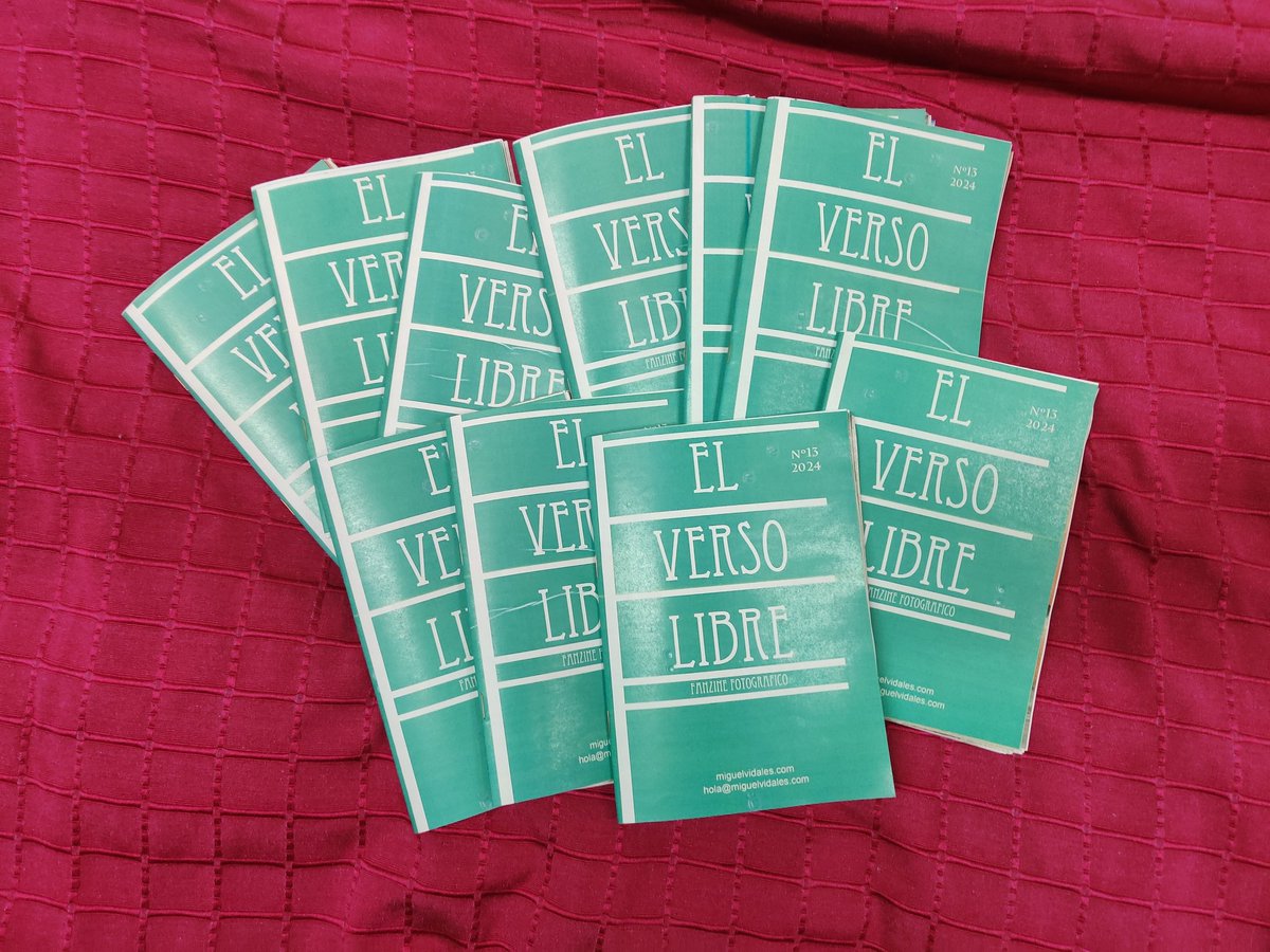 Habemus versus!!! Número 13, #fanzine #fotografia #versolibre