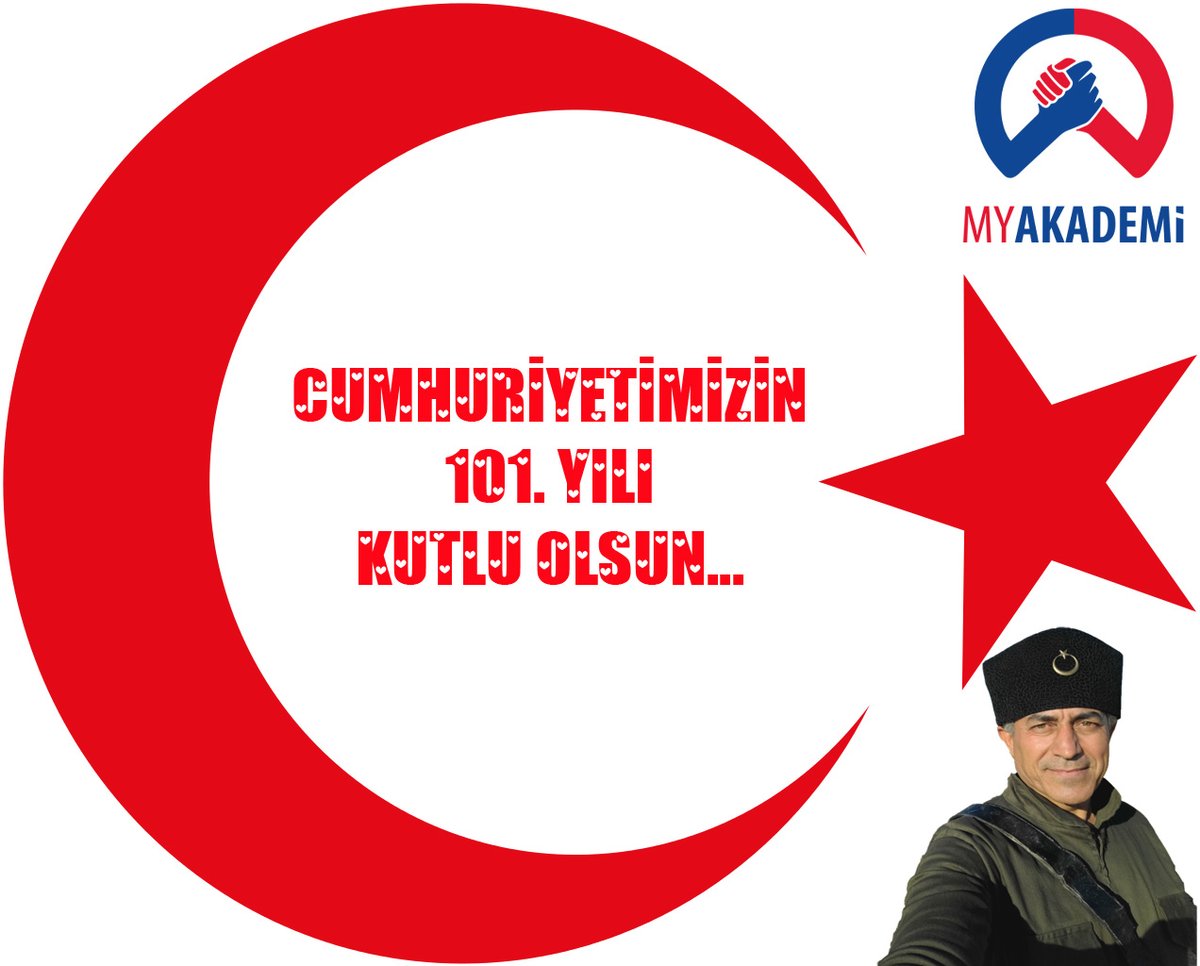 29 Ekim Cumhuriyet Bayramı'nı gururla kutluyoruz.
Kutlu, Mutlu ve Umutlu Olsun....🇹🇷🧡❤️

#29EkimCumhuriyetBayramı #Cumhuriyetin101Yılı  #BirlikteDahaGüçlüyüz
#GururlaCumhuriyet #Atatürk #Türkiye #BağımlıDanışmanı #Myakademi #MustafaYücel