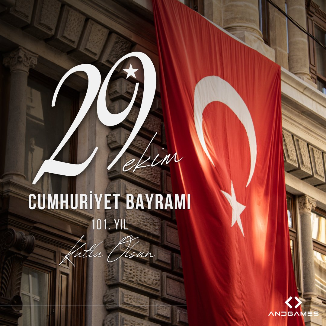 andgamestr's tweet photo. Başta Cumhuriyetimizin kurucusu Gazi Mustafa Kemal Atatürk olmak üzere tüm Şehit ve Gazilerimizi saygı ve minnetle anıyoruz.  29 Ekim Cumhuriyet Bayramımız Kutlu olsun.  #MustafaKemalAtatürk #29EkimCumhiyetBayramı https://t.co/wsnRY7gxue