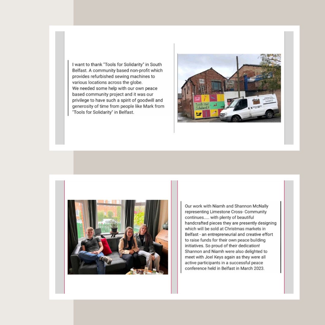 Our October dispatch from our colleague Dr. Bridget Brownlow in Belfast  Northern Ireland. 🙂 #CommunityBuilding