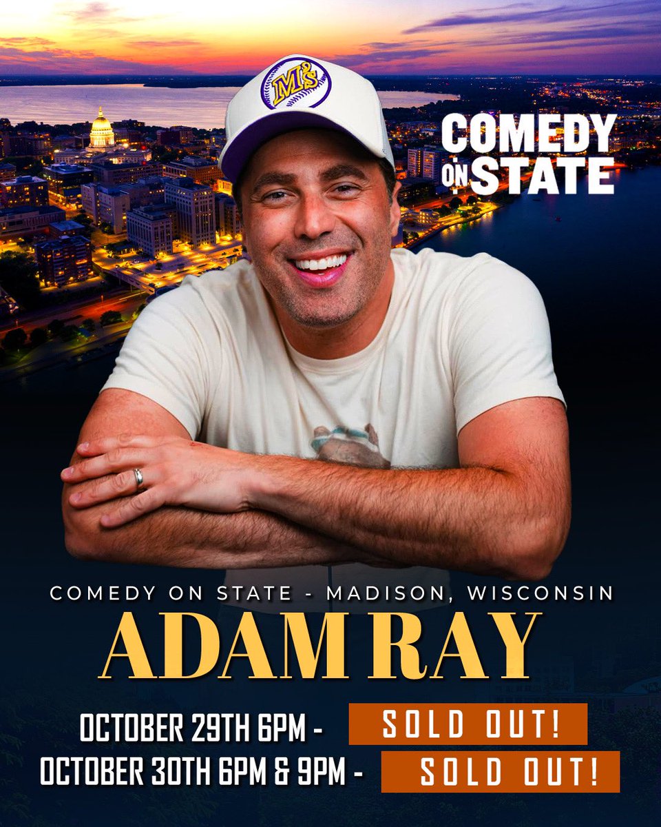 adamraycomedy's tweet photo. BIG WEEK OF SHOWS AHEAD😎😎😎 https://t.co/M3sbWBofg4