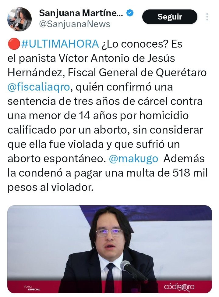 Tenía que ser panista, qué vergüenza de "servidor público".

Obviamente este cñor machista y privilegiado no dará un paso atrás si no hacemos presión.

Victor Antonio de Jesús Hernández exigimos tu renuncia 🤬🤬🤬🤬🤬