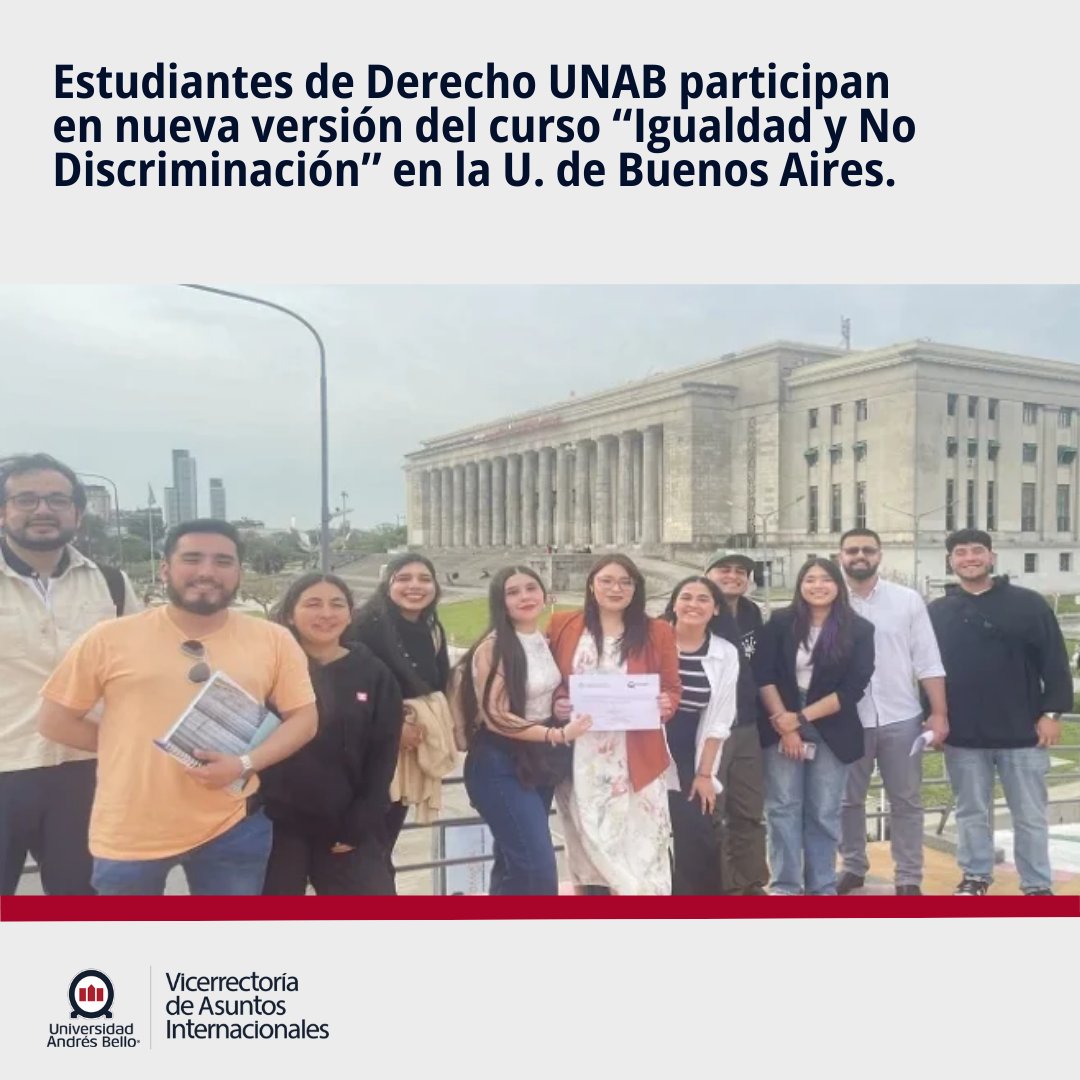 Vicerrectoría de Asuntos Internacionales UNAB tweet media