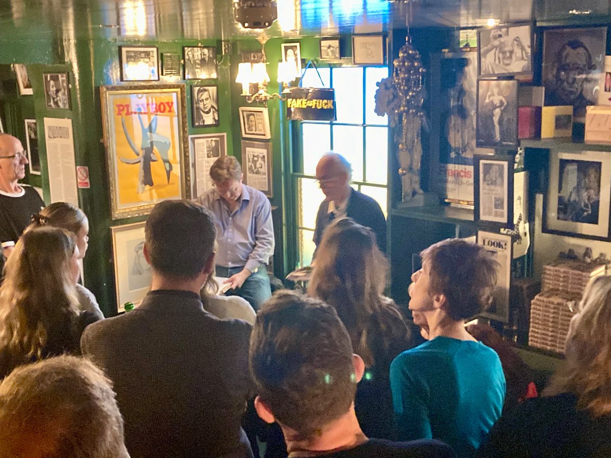 Tabitha Pelly (@tabithapelly) on Twitter photo Packed out at Soho’s Colony Room Green tonight: @jeffyoungwriter talking to author and artist Darren Coffield about his amazing book Wild Twin. Darren described Wild Twin - twice! - as ‘the best memoir I’ve read all year’. Hear hear! It’s bloody wonderful.
<a href="/LittleToller/">Little Toller 🇺🇦🇵🇸</a> Packed out at Soho’s Colony Room Green tonight: @jeffyoungwriter talking to author and artist Darren Coffield about his amazing book Wild Twin. Darren described Wild Twin - twice! - as ‘the best memoir I’ve read all year’. Hear hear! It’s bloody wonderful.
<a href="/LittleToller/">Little Toller 🇺🇦🇵🇸</a>