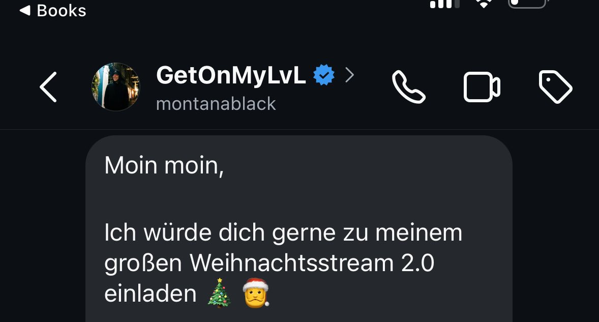 Wurde von einem random zu seinem Weihnachtsstream eingeladen, kennt man den?