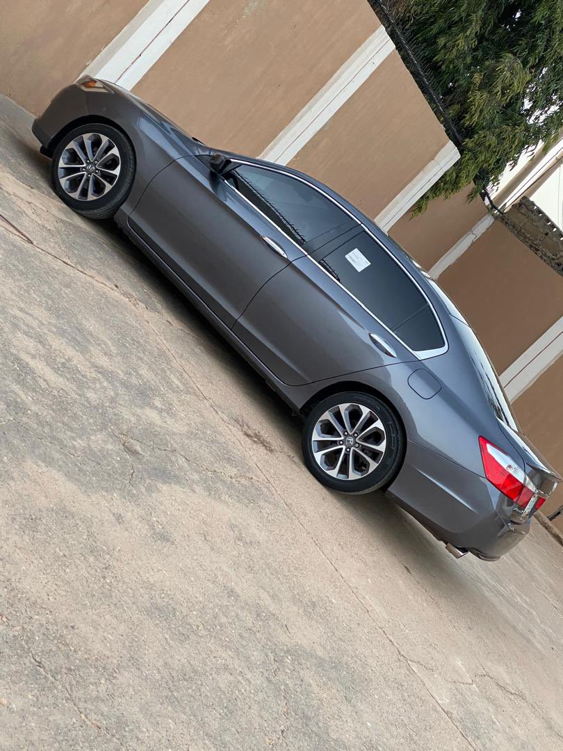 Ahmedsaleem's tweet photo. STOLEN CAR ALERT 🚨

Honda Accord 2014 as shown below was stolen at H-Medix, AYA, Abuja around 7:20pm, on 28th October 2024. 
Plate: KATSINA MSH570AA
Chassis number: 1HGCR2F59DA202435

If found, please call: 08033225663

Please RT 🙏🏽 https://t.co/hNGSPGxKvs
